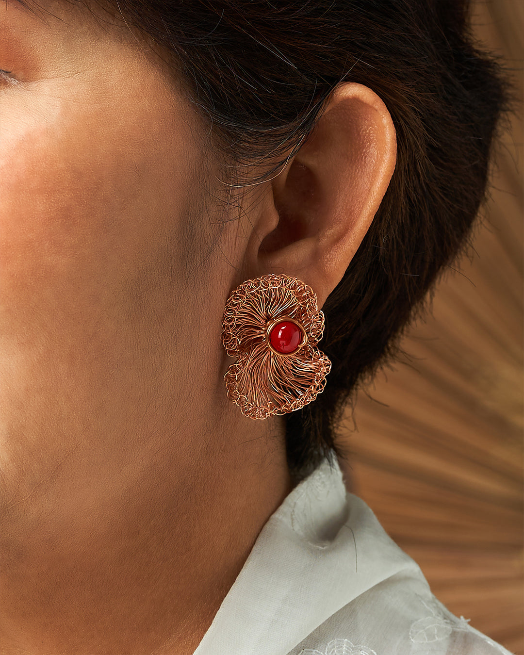 Puspita Rosegold Earrings
