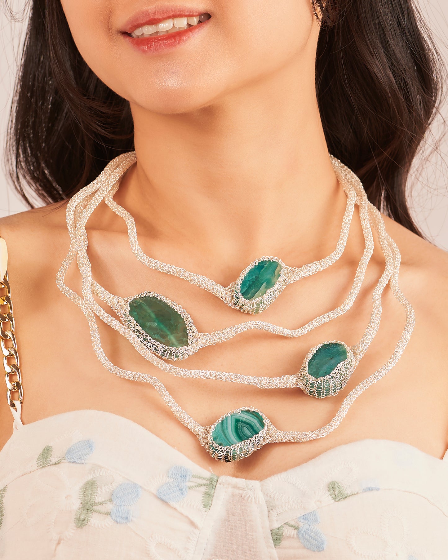 Candela Silver Necklace