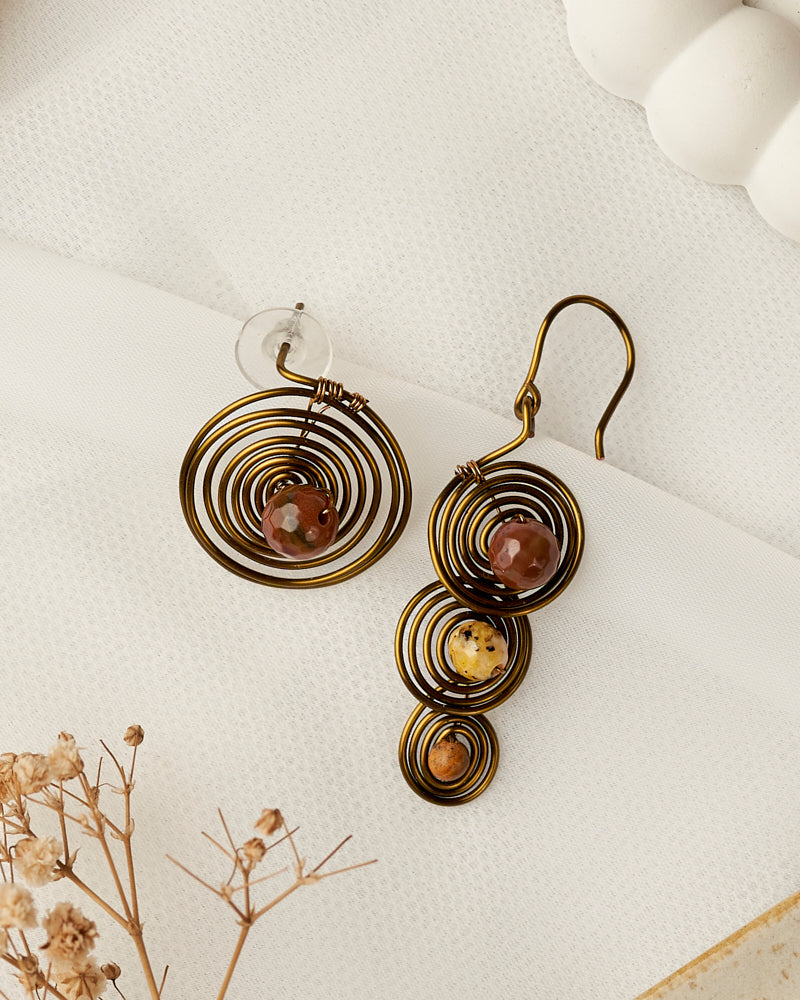 Dreamy Soleil Earring Shell Black