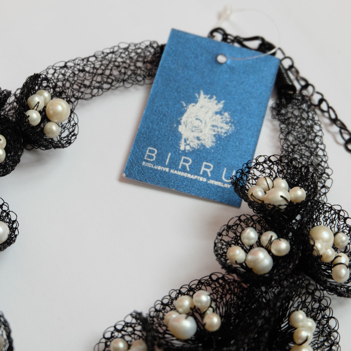 ADAMMA CROCHET PEARL BLACK