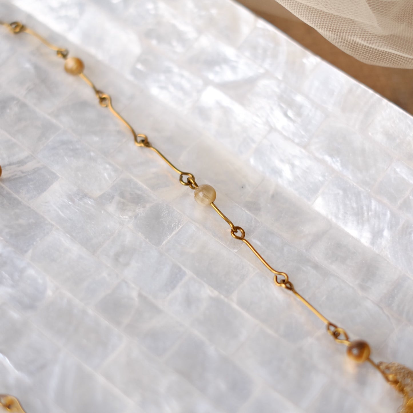 CANANGA NECKLACE TIGER EYE GM