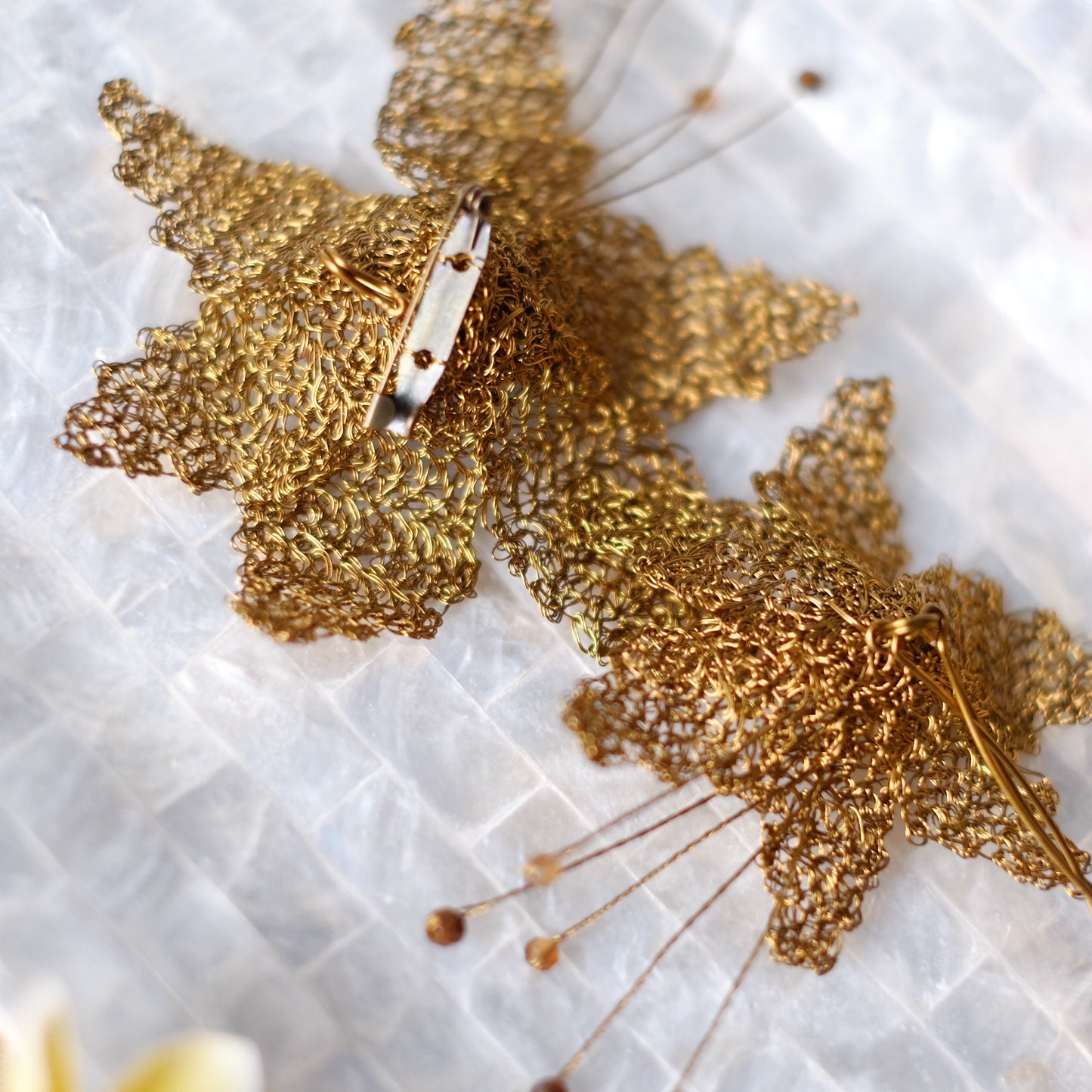 FRANGIPANI NECKLACE TIGER EYE GM