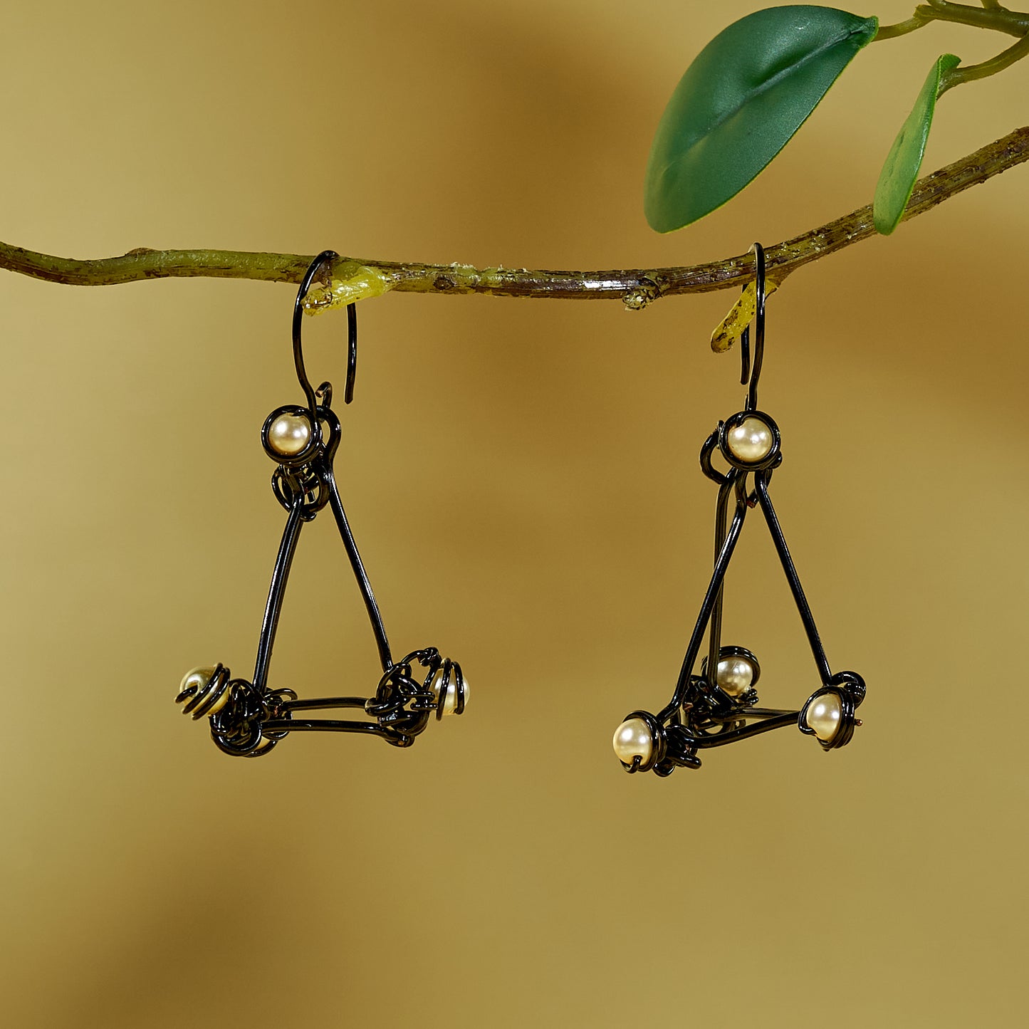 Black Constellation Earring