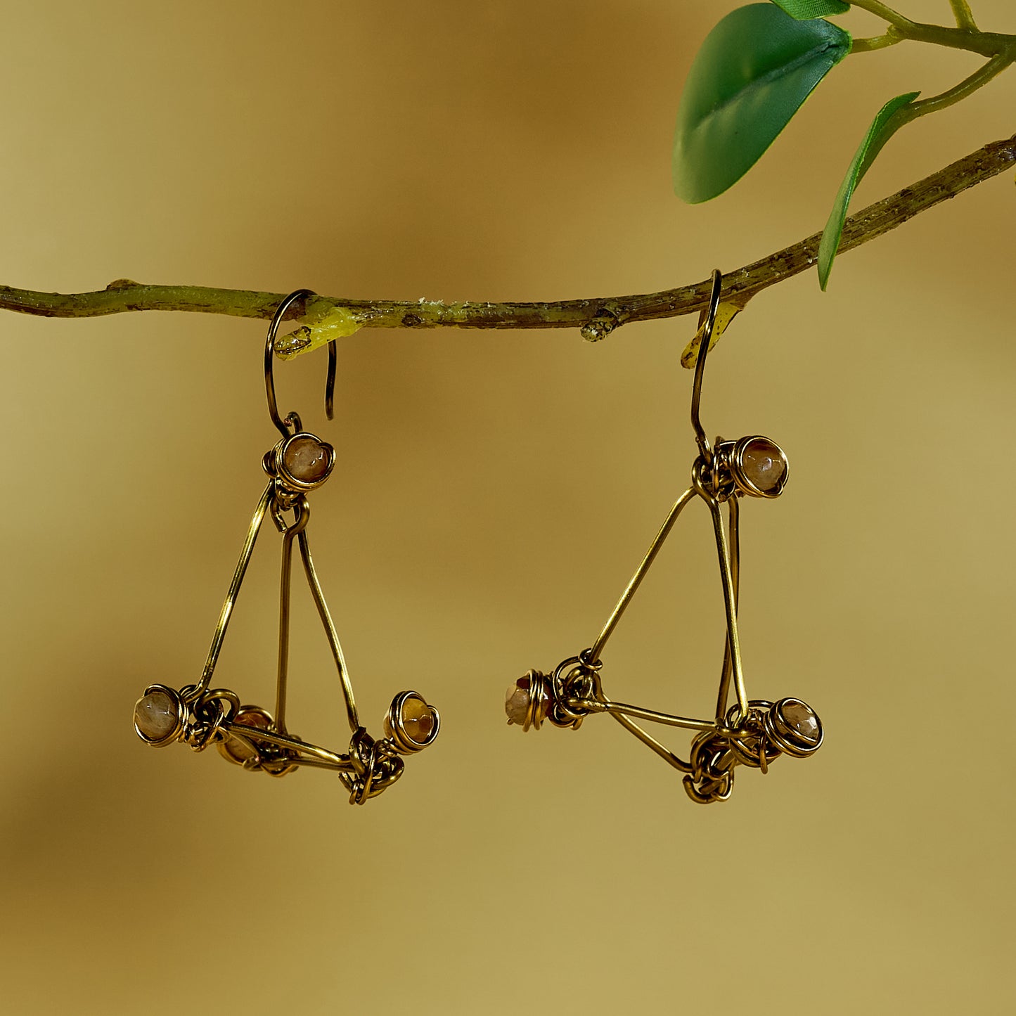 Tiger Eye Constellation Earring