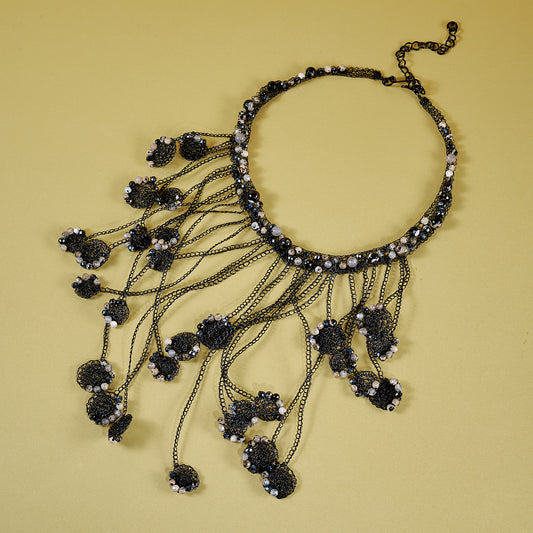 Black Solar Necklace