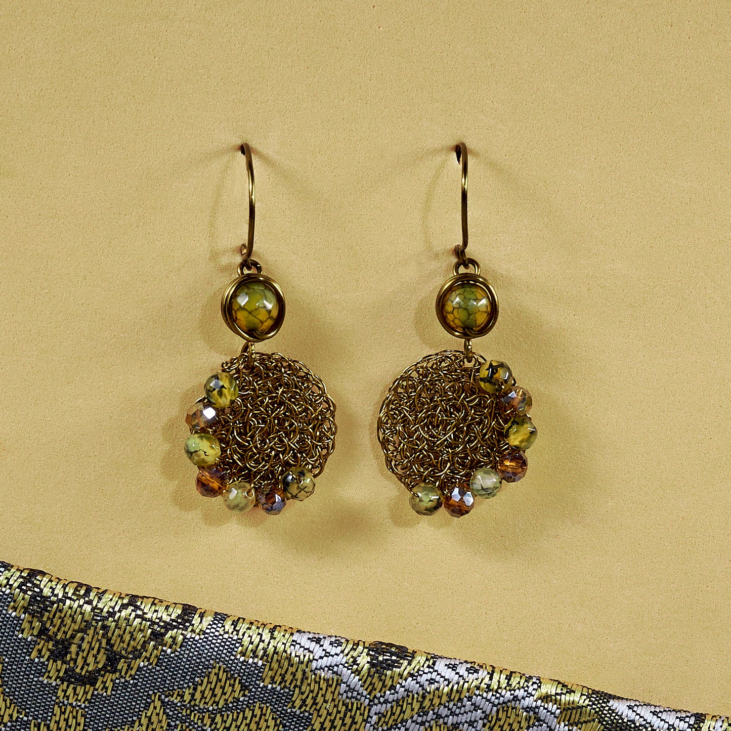 Brown Solar Earring