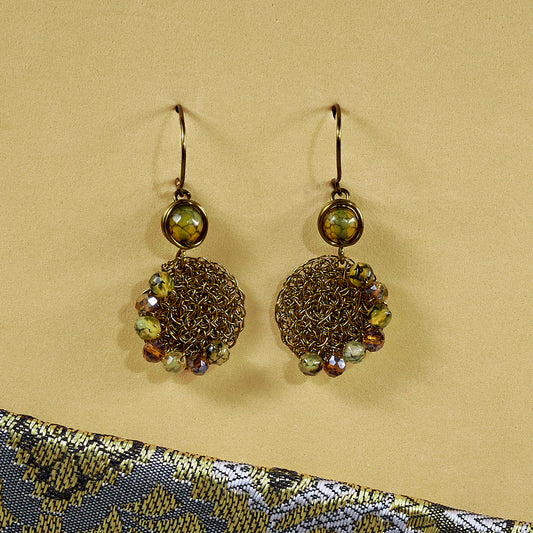 Brown Solar Earring