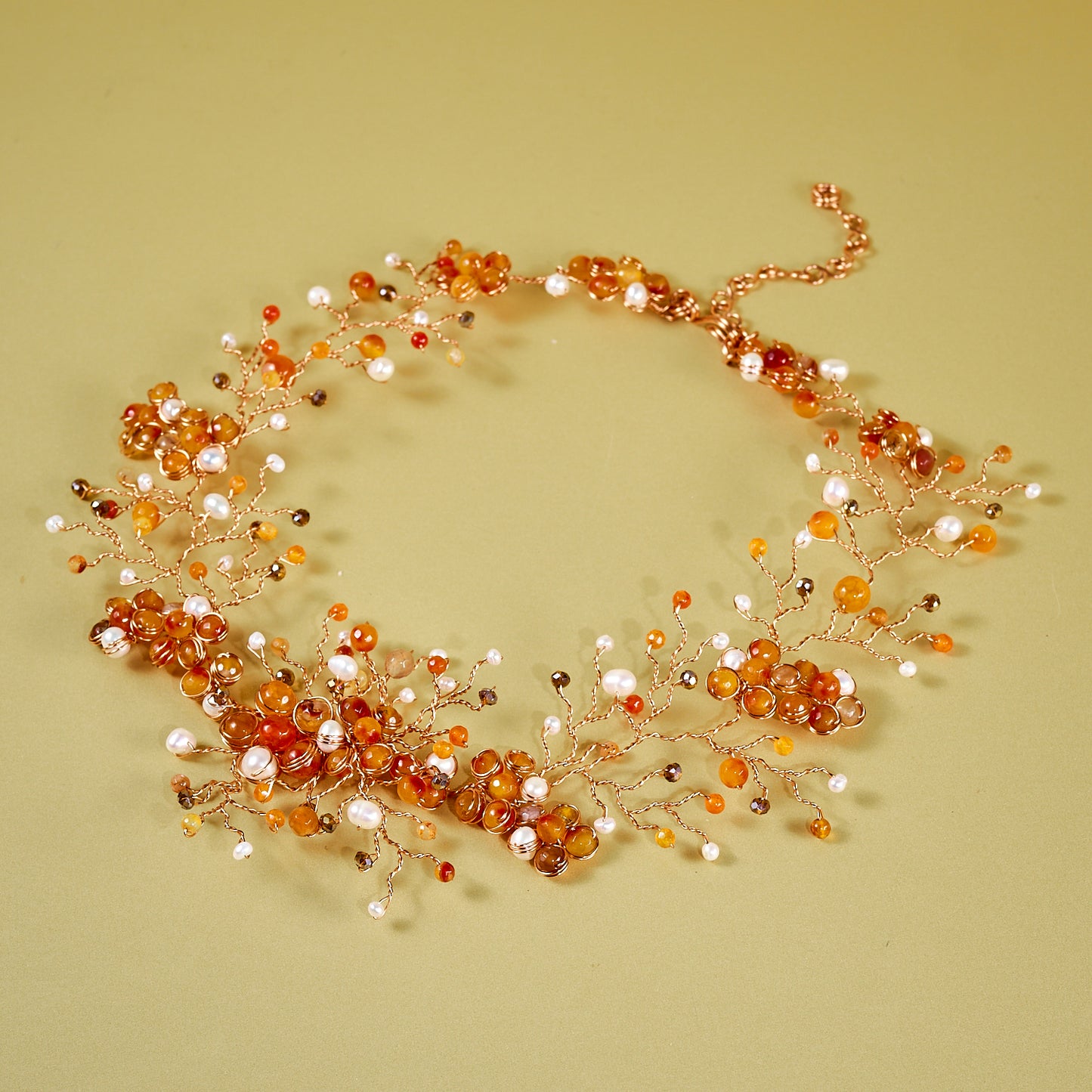 Amber De Fleur Necklace