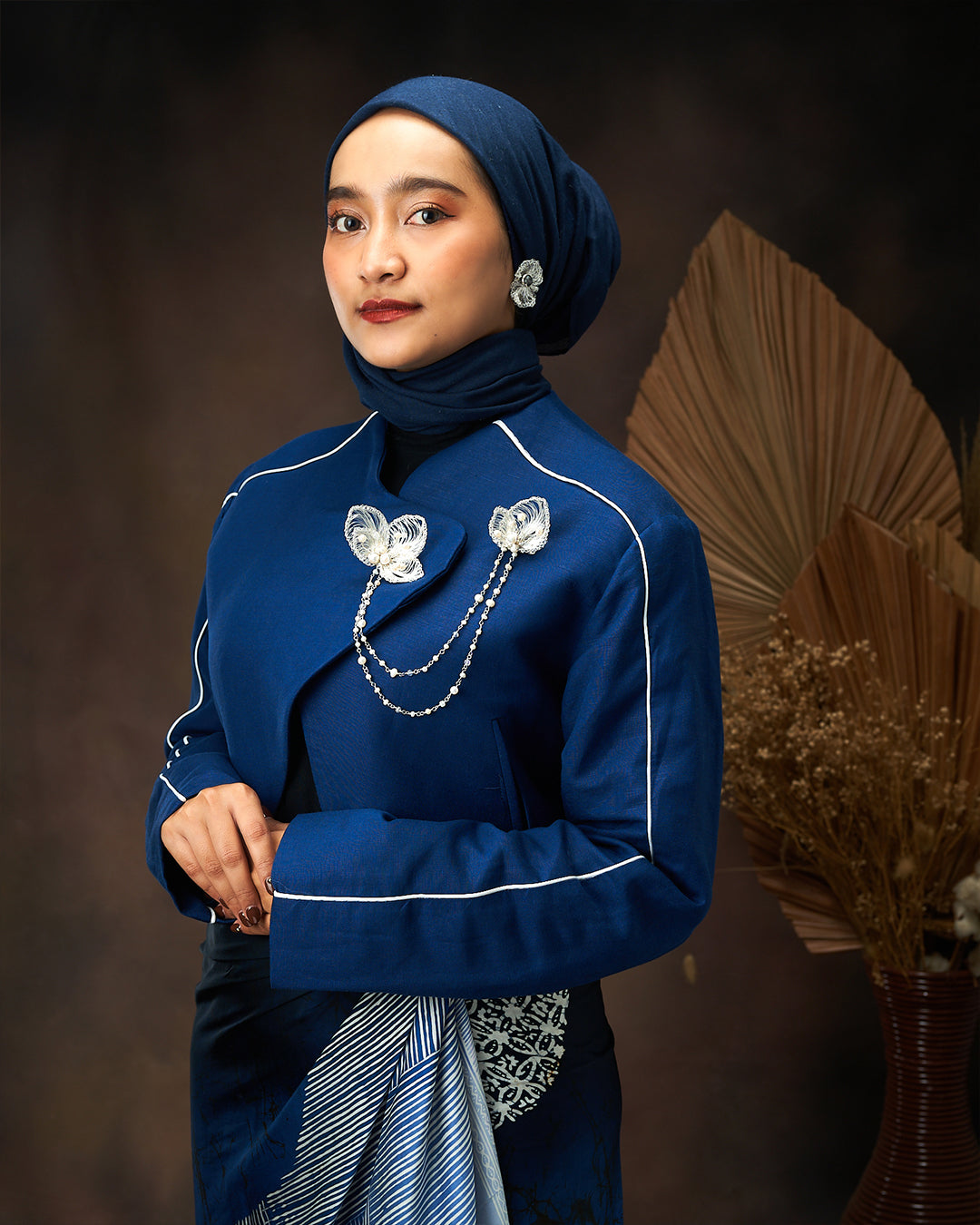 Larasati Silver Brooch