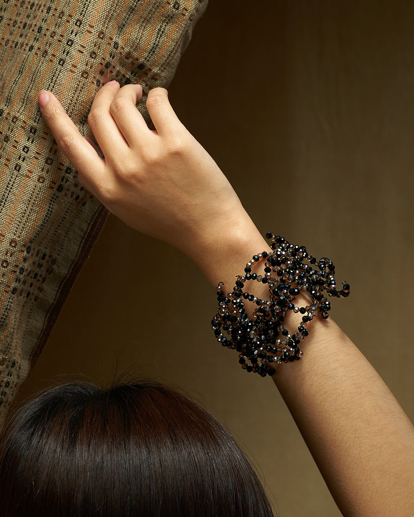 Black Starburst Bangle