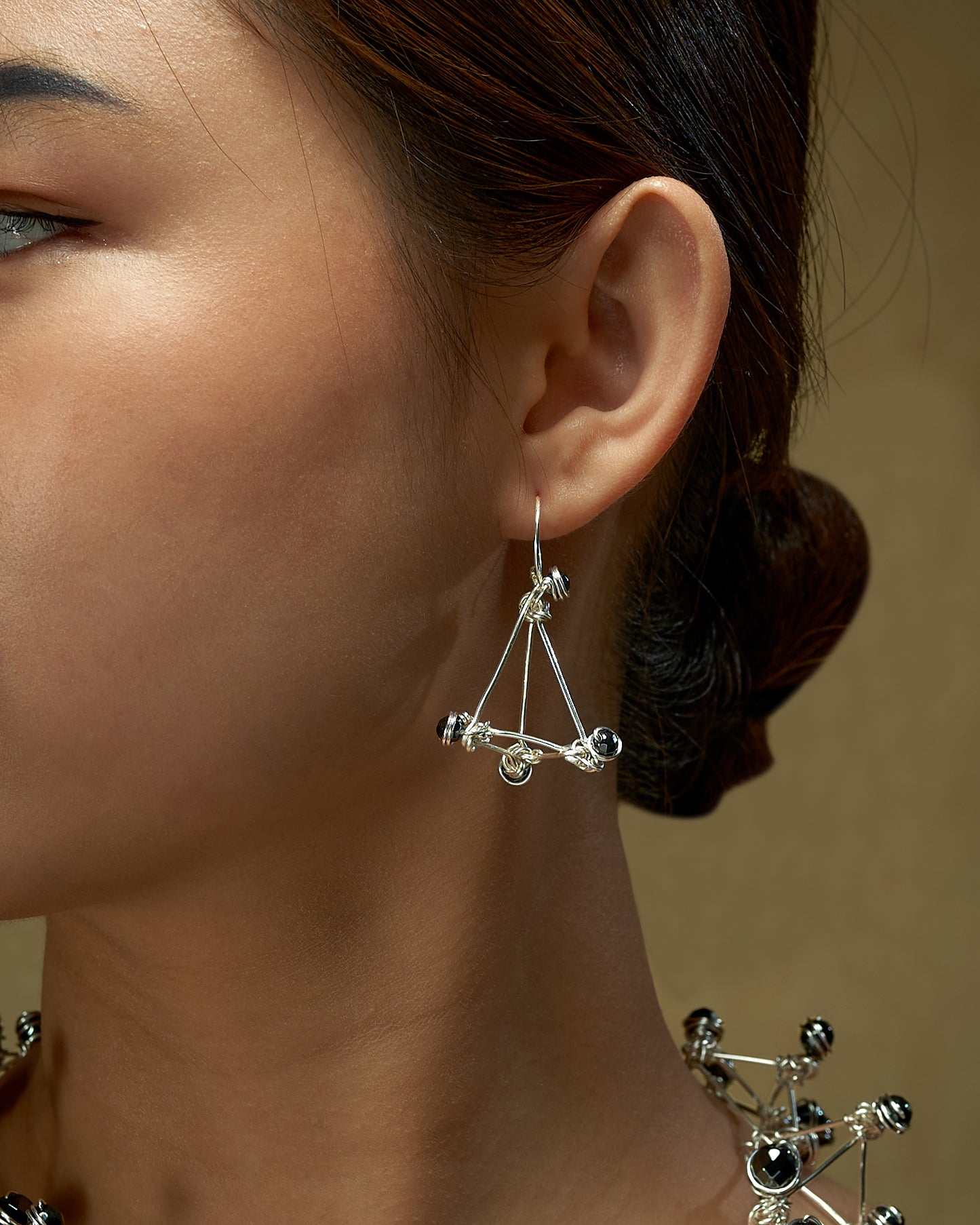 Silver Constellation Earring