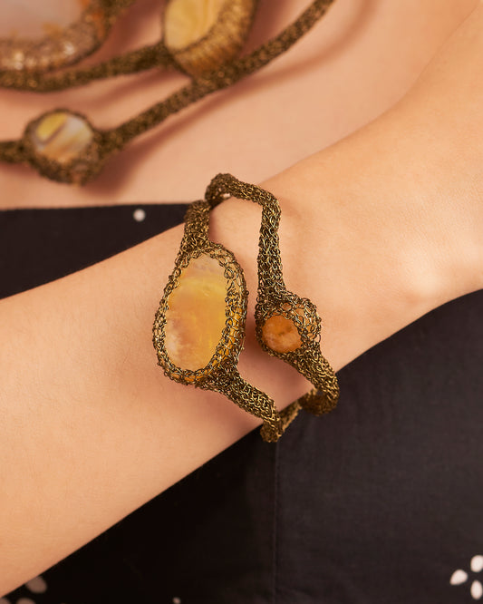 Candela Green Vintage Bangle