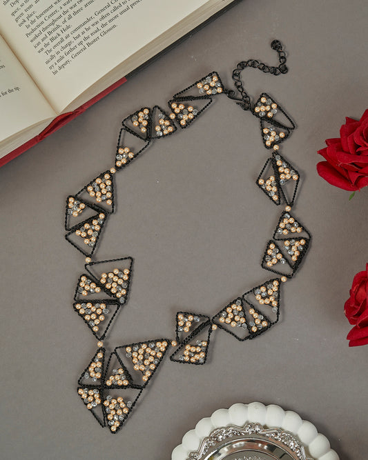 Mozaic Black Necklace