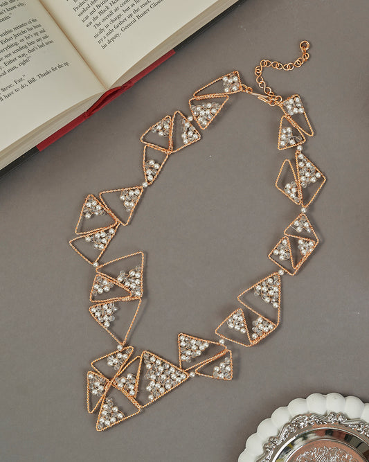 Mozaic Gold Necklace