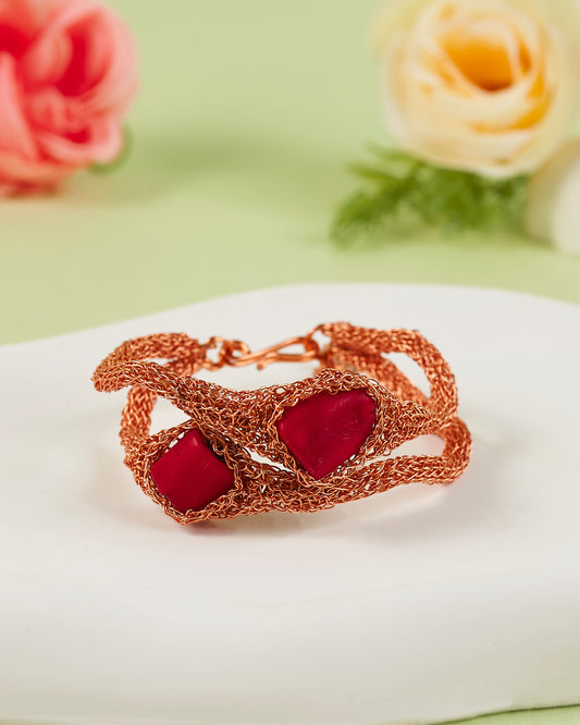 Candela Red RG Bangle