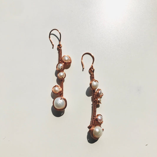 KLADIA EARRING PEARL RG