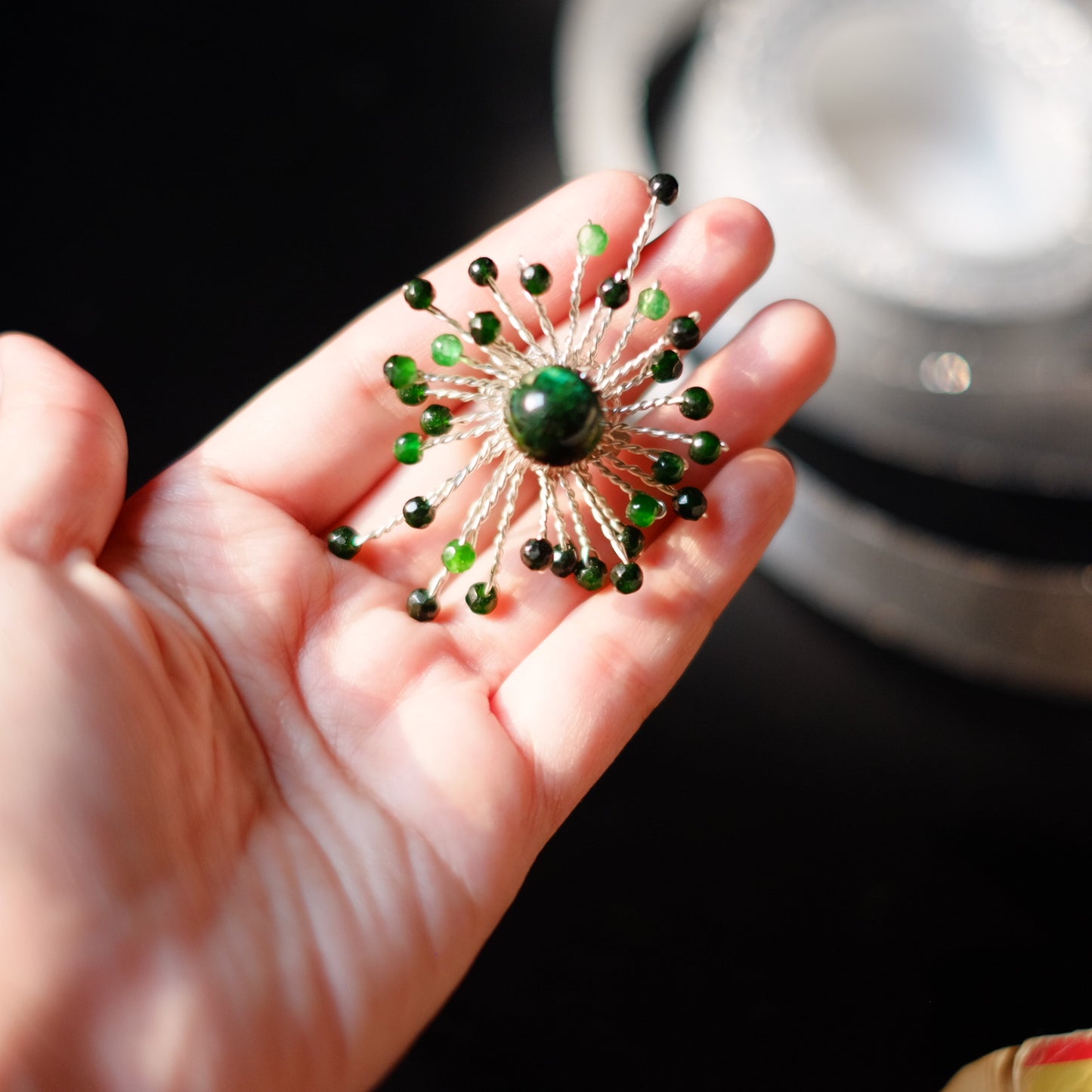 BROOCH MATAHARI GREEN