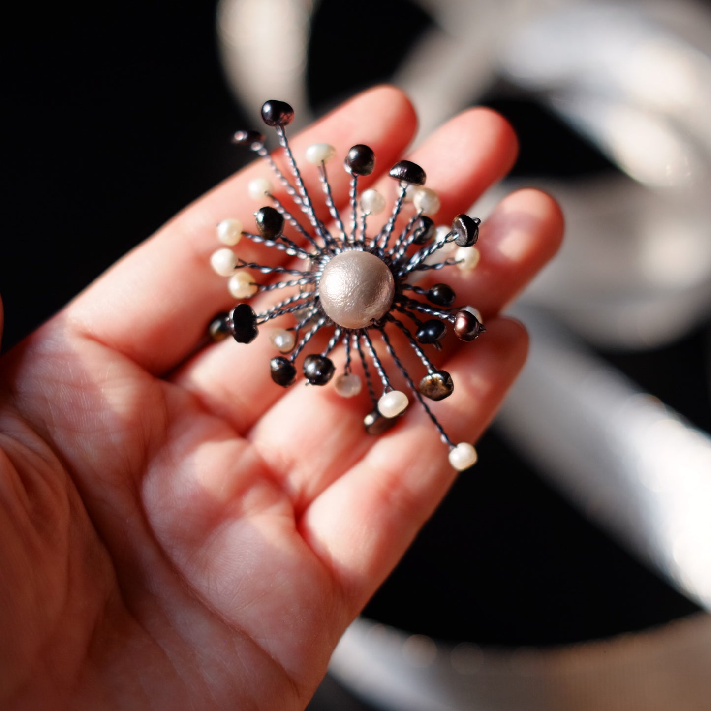 BROOCH MATAHARI PEARL H