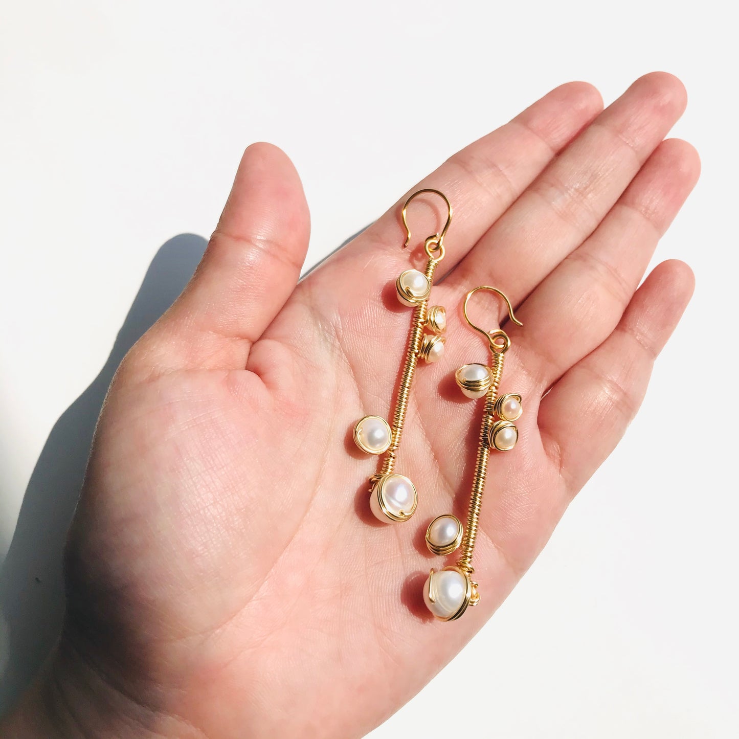 KLADIA EARRING PEARL GOLD